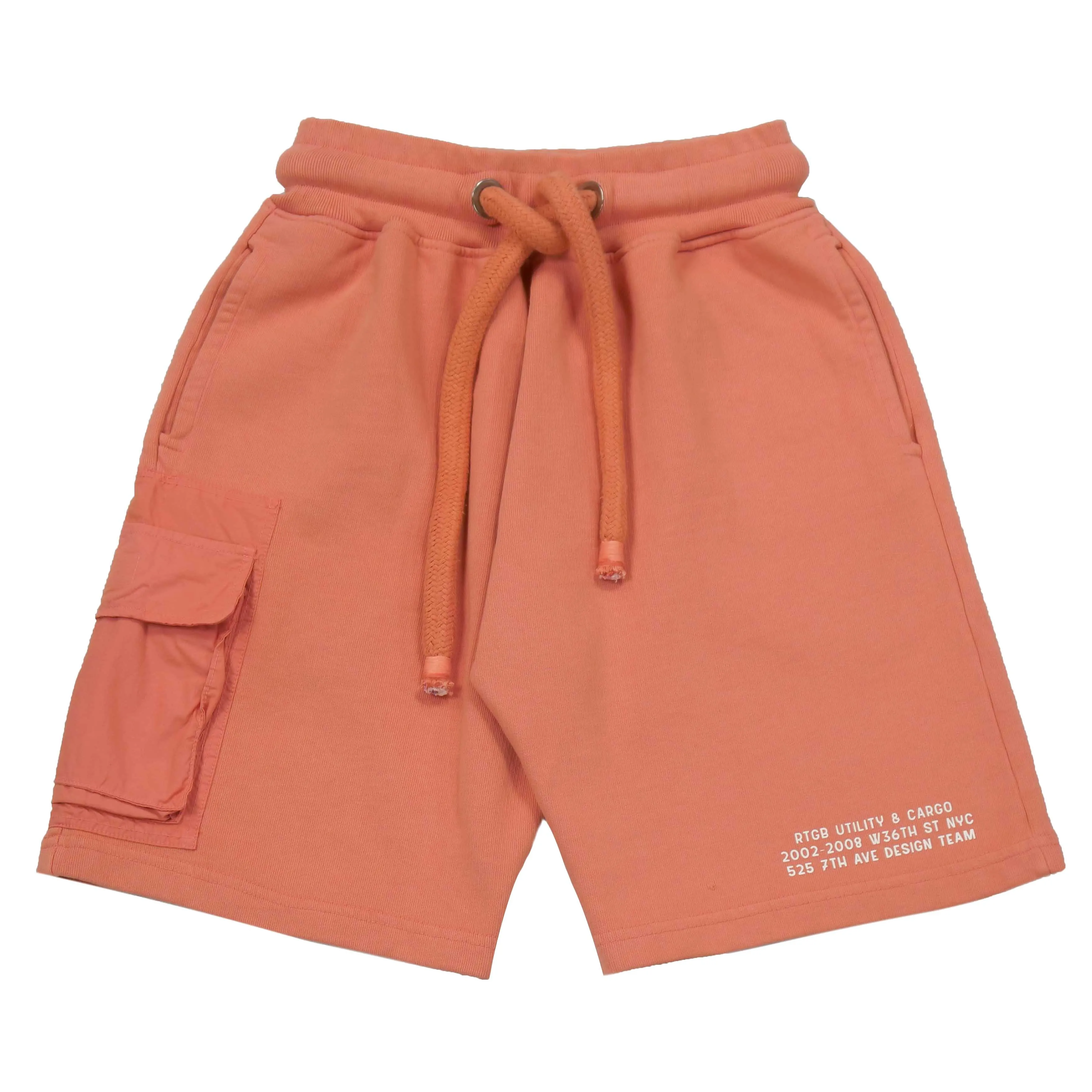 TERRY CARGO SHORTS PINK