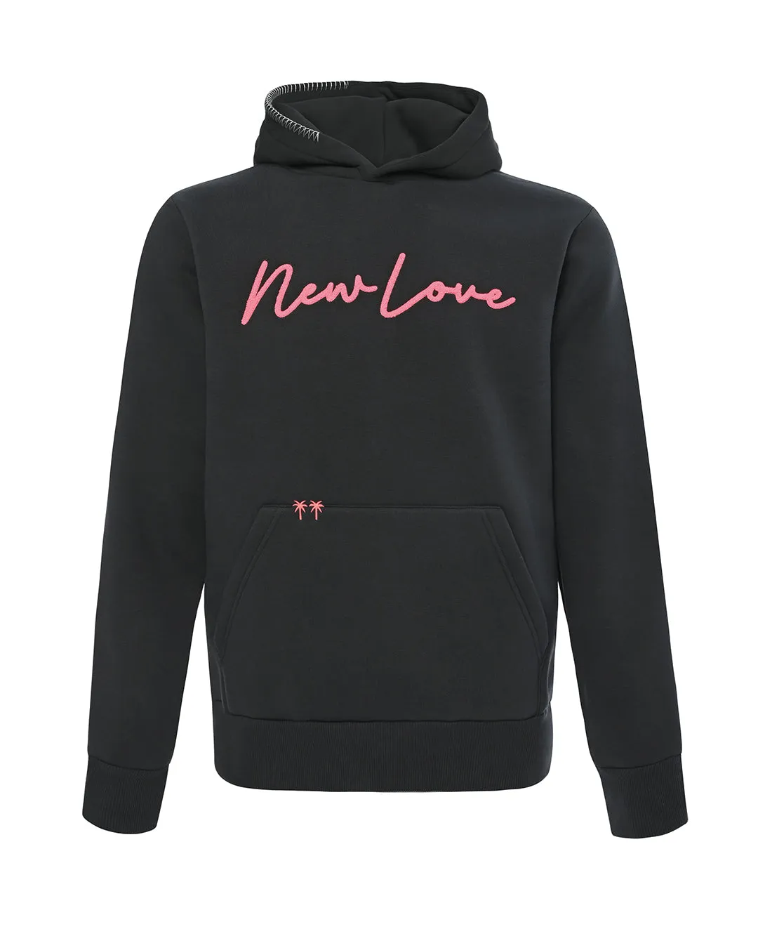 Washedblack Hoodie Pink!