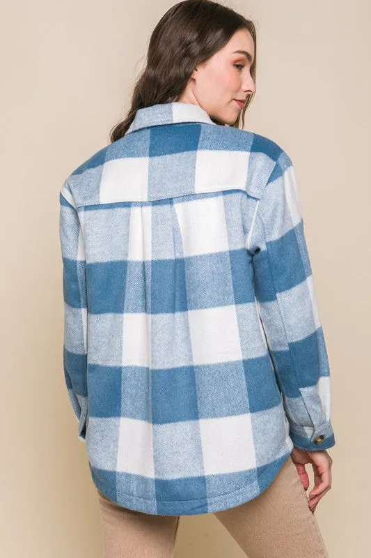 Waverly Plaid Button Down Jacket [online exclusive]