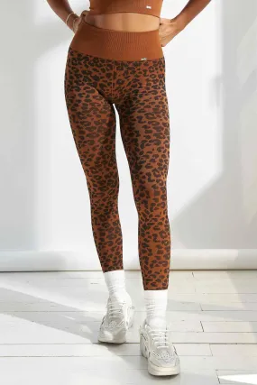 Wild Legging en Leopard Caramel