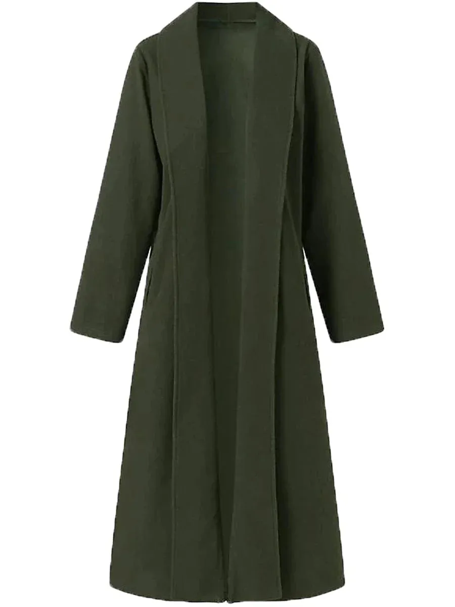 Women's Stylish Oversized Long Trench Coat for Winter